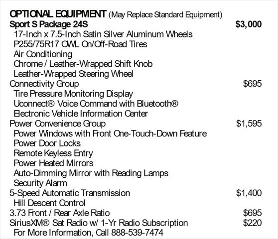 2017 Jeep Wrangler Sport 4x4
