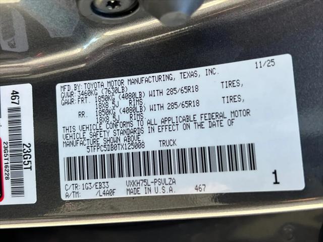 2026 Toyota Tundra TRD Pro Hybrid CrewMax 5.5' Bed