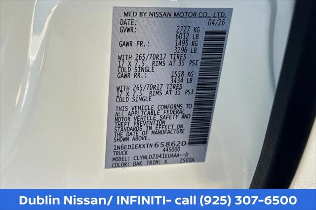 2026 Nissan Frontier Crew Cab PRO-4X 4x4
