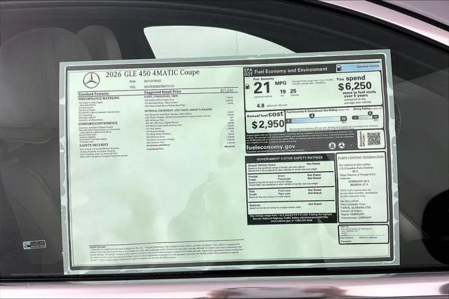 2026 Mercedes-Benz GLE 450 4MATIC