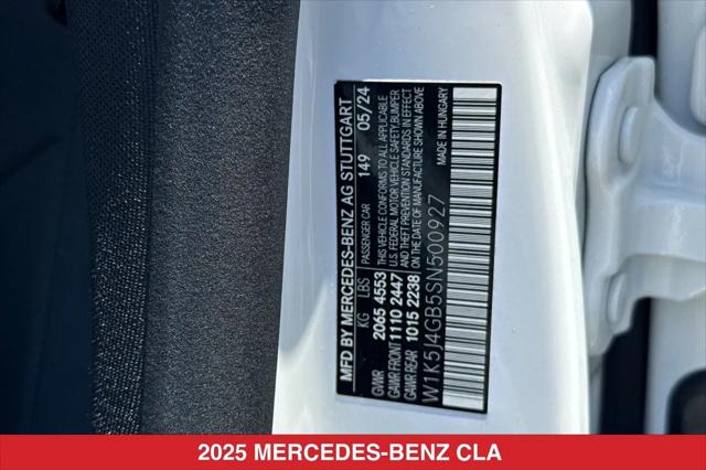 2025 Mercedes-Benz CLA 250 CLA 250