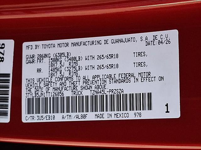 2026 Toyota Tacoma Limited