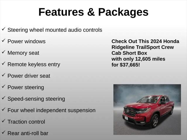2024 Honda Ridgeline TrailSport