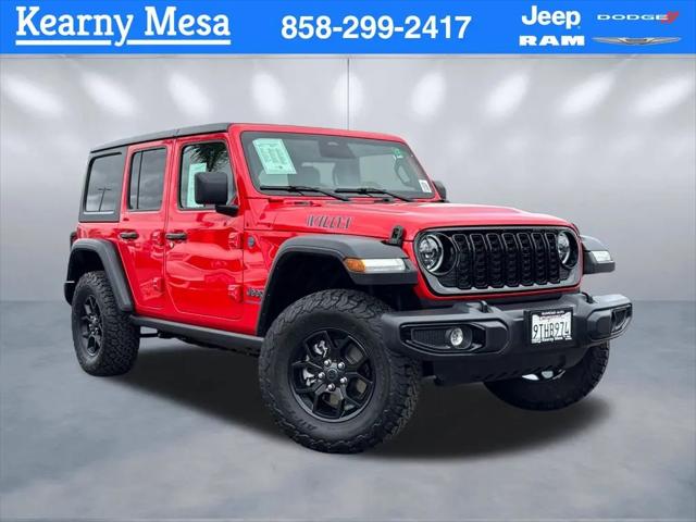 2025 Jeep Wrangler 4xe Willys 4xe for sale in San Diego, CA