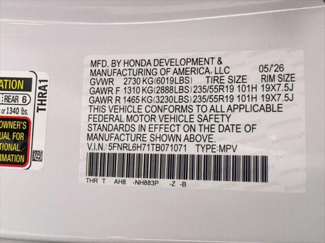 2026 Honda Odyssey Sport-L