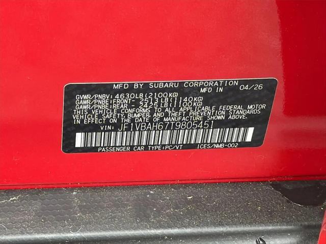 2026 Subaru WRX Premium
