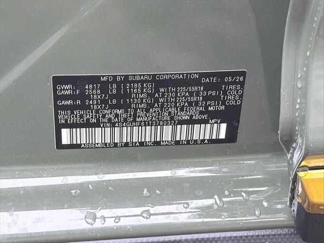 2026 Subaru Crosstrek Sport
