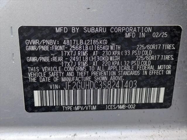 2025 Subaru Crosstrek Premium