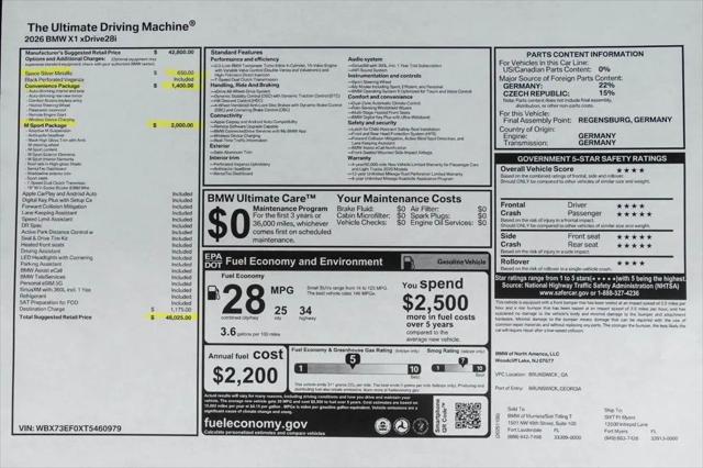 2026 BMW X1 xDrive28i