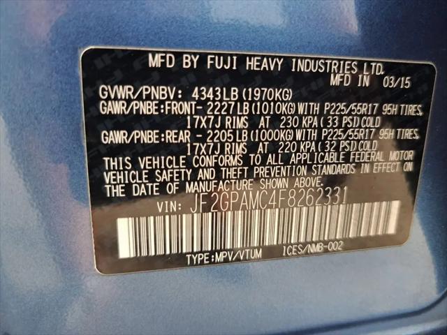 2015 Subaru XV Crosstrek 2.0i Limited