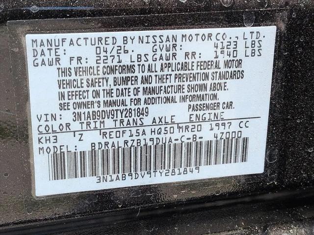 2026 Nissan Sentra SR