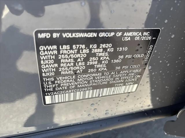 2026 Volkswagen Atlas Cross Sport SEL R-Line Black