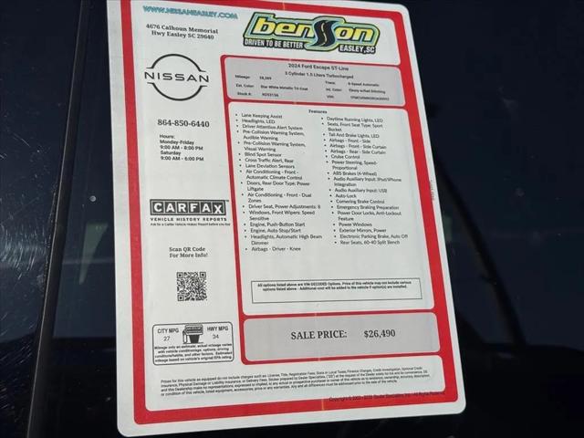 2024 Ford Escape ST-Line