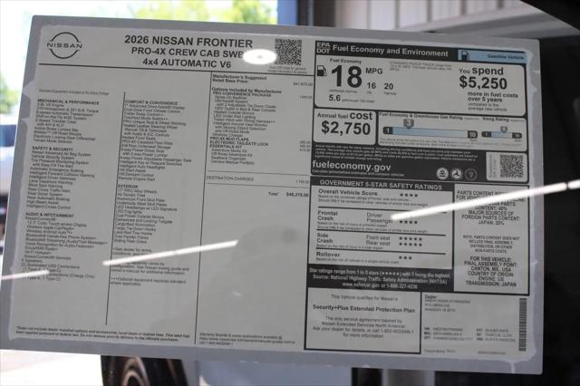 2026 Nissan Frontier Crew Cab PRO-4X 4x4