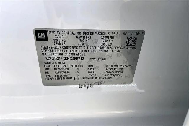 2017 Chevrolet Silverado 1500 1LZ