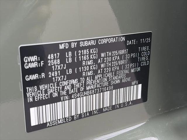 2026 Subaru Crosstrek Standard