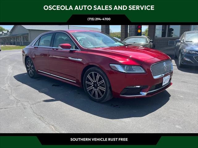 2017 Lincoln Continental Reserve for sale in Osceola, WI