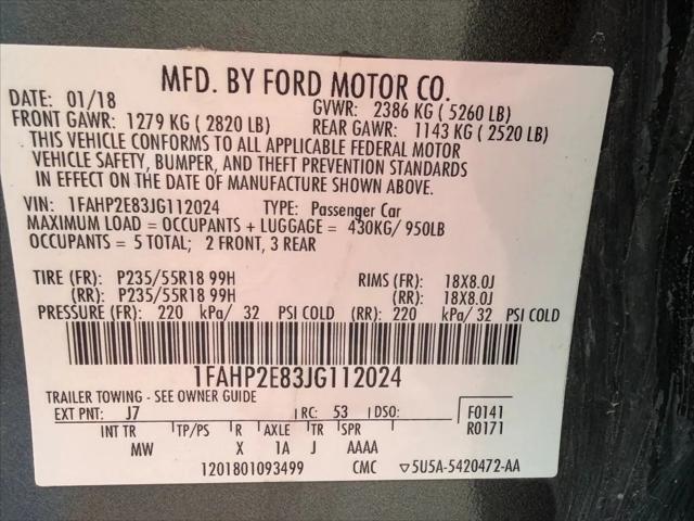 2018 Ford Taurus SEL