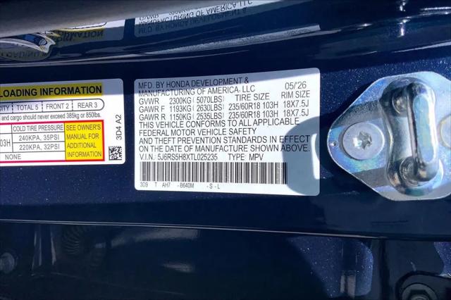 2026 Honda CR-V Hybrid 2WD Sport-L
