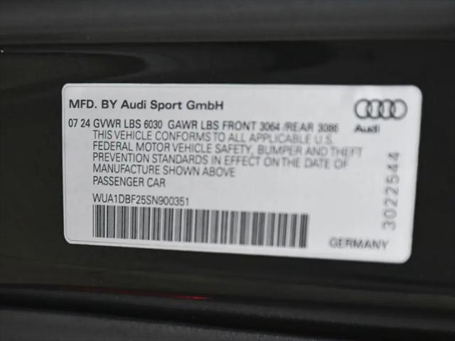 2025 Audi RS 6 Avant Performance quattro tiptronic