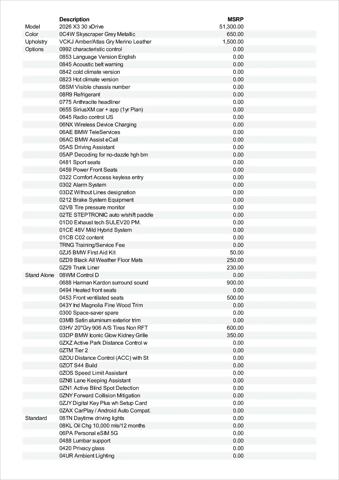 2026 BMW X3 30 xDrive