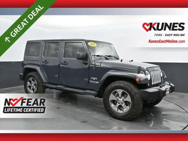 2018 Jeep Wrangler JK Unlimited Sahara for sale in East Moline, IL