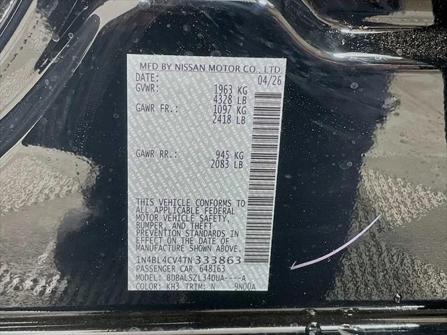 2026 Nissan Altima SR FWD
