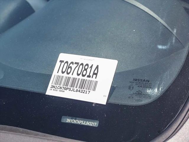 2018 Nissan Versa 1.6 SV