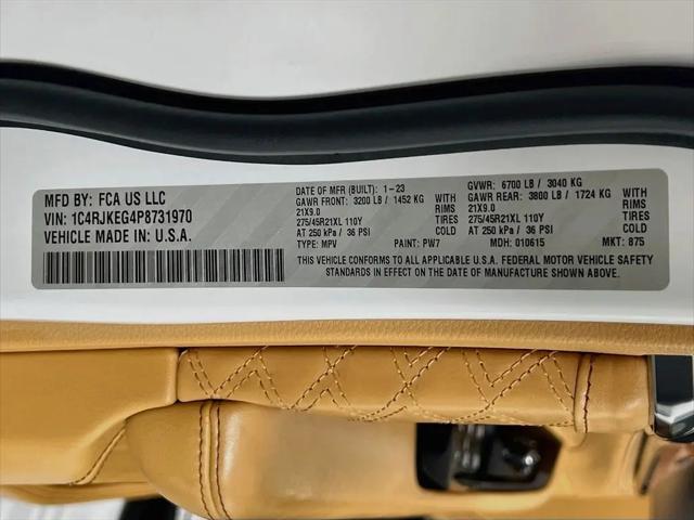 2023 Jeep Grand Cherokee L Summit Reserve 4x4