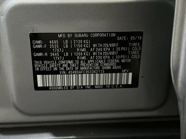 2019 Subaru Outback 2.5i Premium