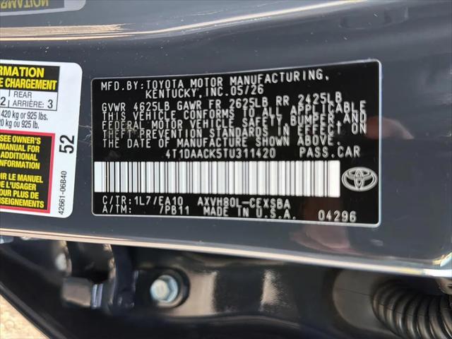 2026 Toyota Camry SE