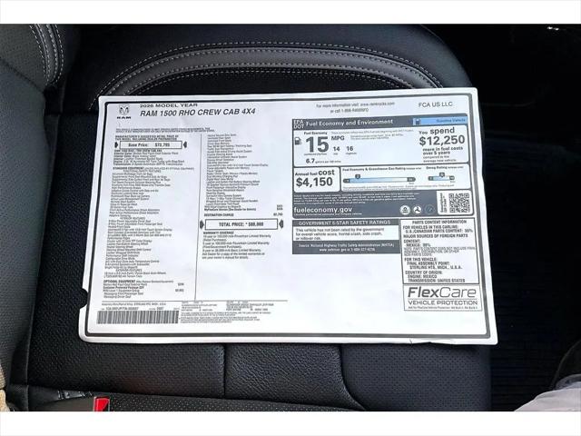 2026 Ram 1500 RHO Crew Cab 4x4 5'7" Box