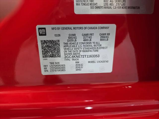 2026 Chevrolet Silverado 2500HD Crew Cab, Standard Bed, LT, 4WD