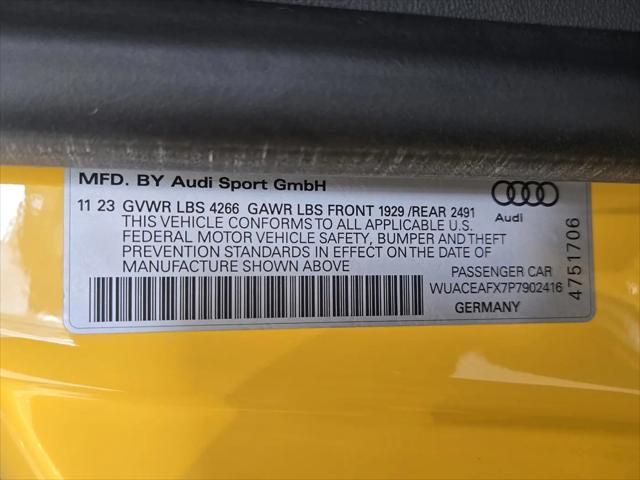 2023 Audi R8 V10 performance RWD S tronic