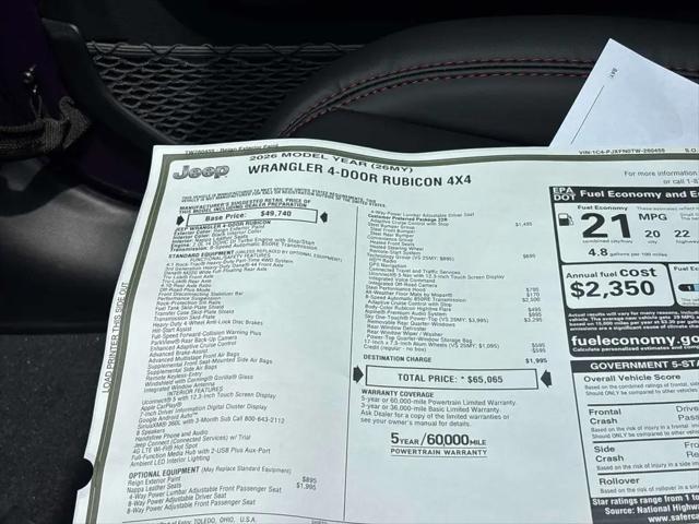2026 Jeep Wrangler Rubicon