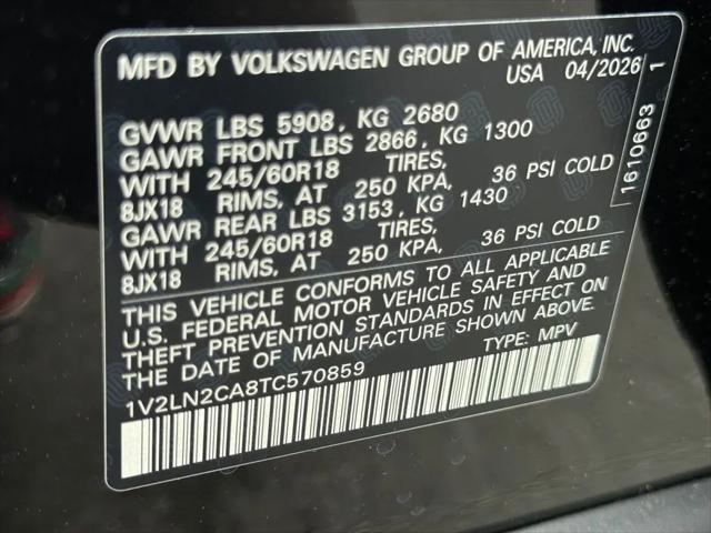 2026 Volkswagen Atlas SE
