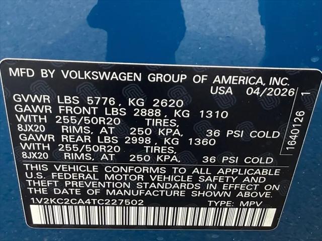 2026 Volkswagen Atlas Cross Sport SE with Technology