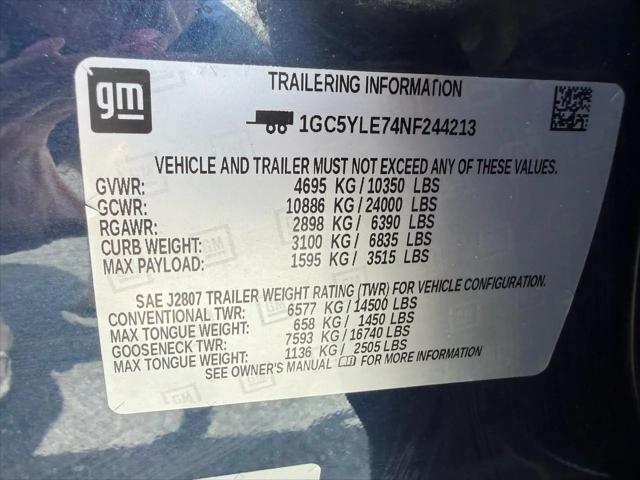 2022 Chevrolet Silverado 2500HD 4WD Double Cab Standard Bed WT