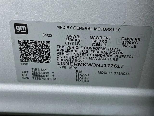 2022 Chevrolet Traverse FWD 2FL Cloth