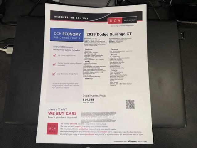 2019 Dodge Durango GT AWD
