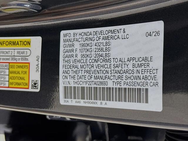 2026 Honda Accord Sedan LX
