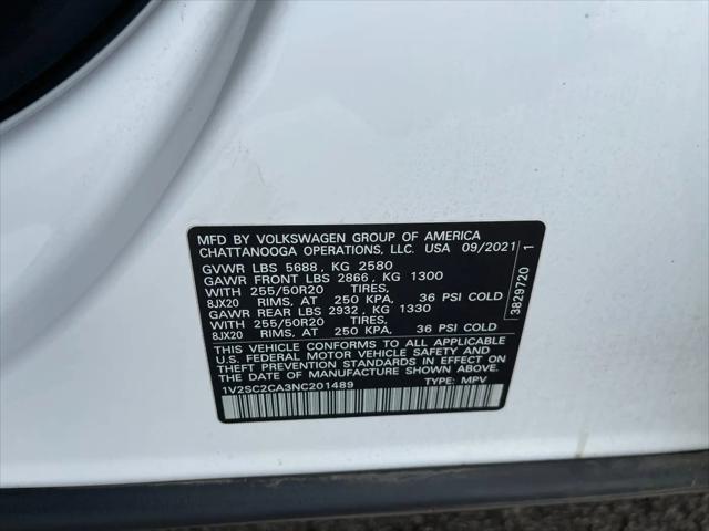 2022 Volkswagen Atlas Cross Sport 2.0T SEL R-Line