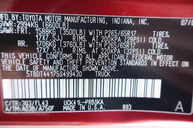 2005 Toyota Tundra SR5 V8