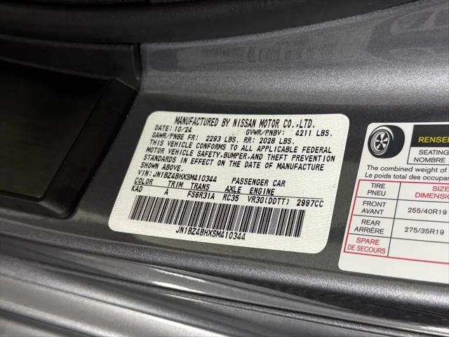 2025 Nissan Z Performance Manual Transmission