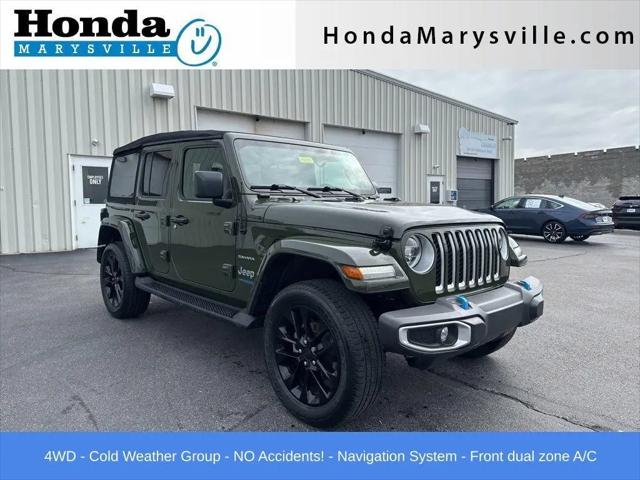 2022 Jeep Wrangler 4xe Unlimited Sahara 4x4 for sale near Marysville, OH