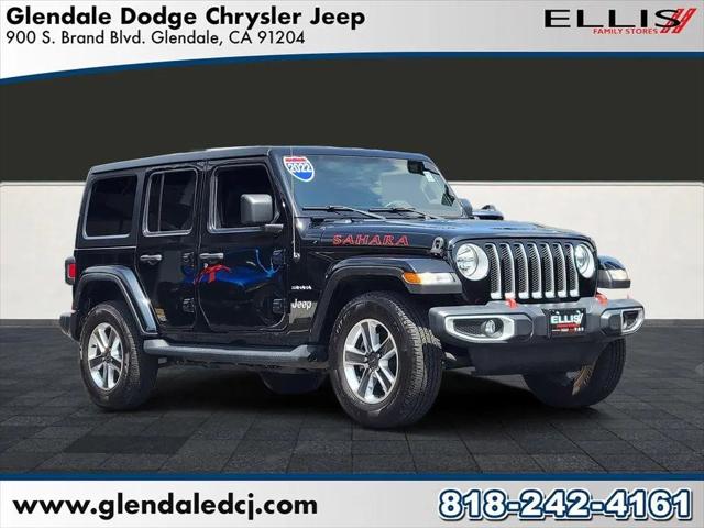 2022 Jeep Wrangler Unlimited Sahara 4x4 for sale in Glendale, CA