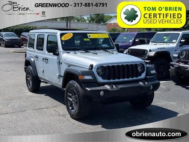 2024 Jeep Wrangler 4-Door Sport S 4x4 for sale in Greenwood, IN