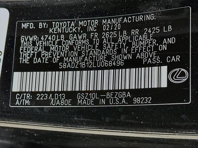 2020 Lexus ES 350 ES 350
