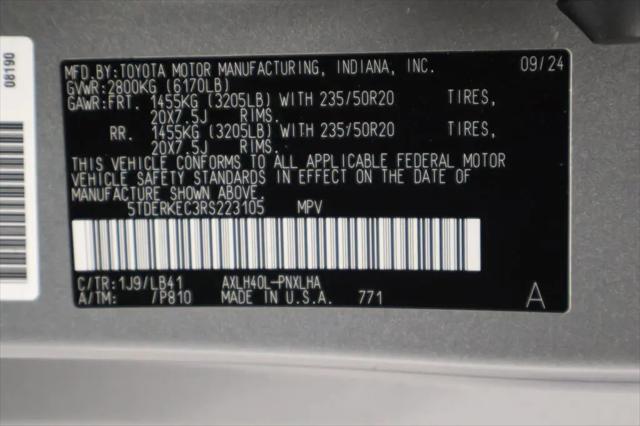 2024 Toyota Sienna Platinum