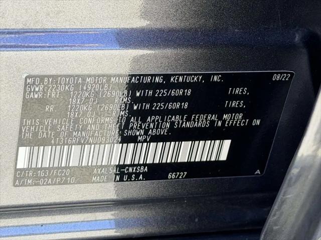 2022 Toyota RAV4 Hybrid SE